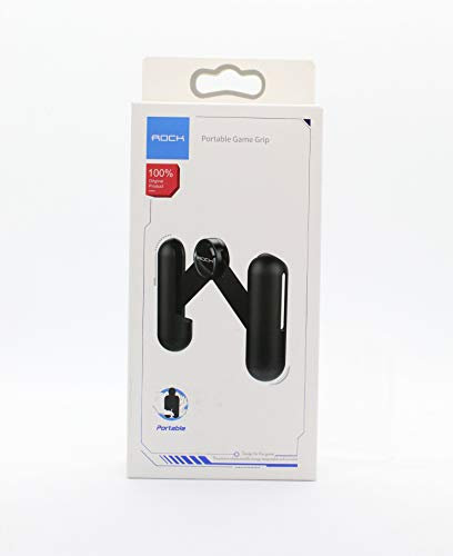 ROCK Smartphone-Halterung für Gaming, Grip Gaming, Game Grip Tragbar, ergonomisch, schwarz, kompatibel mit Smartphones Samsung, iPhone, Huawei, Xiaomi, Oneplus, Sony, etc. bis zu 6,5 Zoll