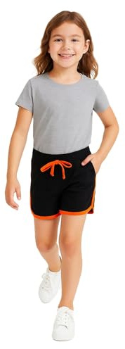 A2Z 4 Kids Girls Shorts 100% Cotton Dance Sports Trendy Fashion Summer Hot Short Lightweight Comfort Breathable Stylish Running Beach Shorts Tank Top Pants New Age 2-13 Years