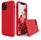 SURPHY Cover Compatibile con iPhone 11 PRO Max, Custodia per iPhone 11 PRO Max Silicone Cover Antiurto con Fodera in Microfibra, Full Body Protettiva Case per iPhone 11 PRO Max 6.5, Rosso
