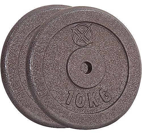 RIP X Pair of Standard 1 Weight Plates in Cast Iron - 10kg