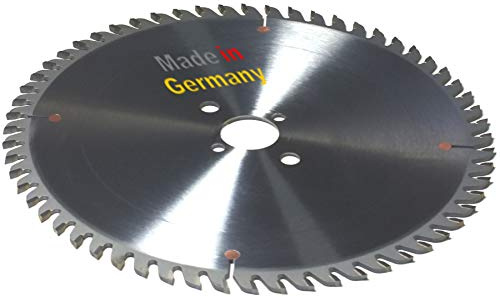 Wechselzahn Sägeblatt 250 x 30 mm W mit 60 Z HM-Zähne negativ Tischkreissäge Wippkreissäge sowie Kunststoffe, Holzplatten, Spanplatten, Laminat, Acrylglas, Kreissägeblatt 250 mm x 30mm x 3,2 mm Z 60