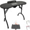 Beltom® Maniküretisch mit Absaugung Nageltisch Tragbaresmanikürtisch Mobilesmanikürtisch - 12 KG - 98 x 44 x 77 cm - Schwarz