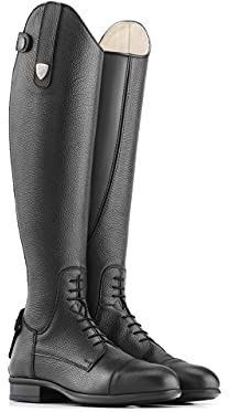 Tattini Breton Close Contact Allacciato Stivali alti da equitazione, Nero , 39 2/3 EU