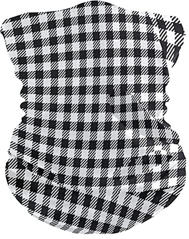 Buffalo À Carreaux Noir Blanc À Carreaux Bandeau Foulard Masque Écharpe Bandana Femmes Hommes Headwraps Bandeaux de Magique Cagoules pour Sport