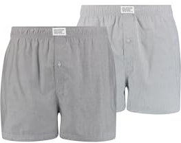 Levi's Boxer sous-vêtement, Gris, L (Lot de 2) Homme