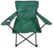Vencier Folding Camping Chair – Outdoor Portable Garden Chair, Lightweight Design Lounger Seat with Cup Holder – Ideal for Summer to go Beach, Sun Bathing, Fishing, Parties, Trips and BBQs (Green)