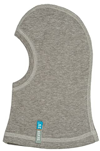 SILVER 25 - Schalmütze für Babys und Kleinkinder mit Neurodermitis - grau
