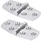 9Tong Marine Halterung Tür Scharniere Rostfreier Stahl Luke Boots Scharnier Hardware Schwerlast Boots Scharnier Deck Kabinett SUS316 2pcs 38 mm x 76 mm