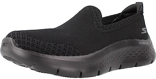 Skechers Damen Go Walk Flex Bright Summer Low-Top-Sneaker, Schwarz, 42 EU