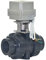 2 Zoll DN50 AC110~230V Zweidrahtsteuerung Normalerweise geschlossener 2 Wege PVC kugelhahn