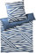 Joop! Mako-Satin-Bettwäsche-Garnitur 4102 Cross Farbe Aqua Größe 200x200cm+2x80x80