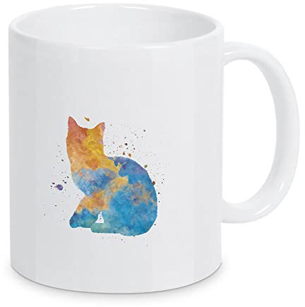 artboxONE Tasse Pixie bob in Watercolor von Paul Rommer - Kaffeetasse Tiere
