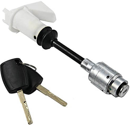 VHEUHZ Motorhaube Schloss 4556337 Schließzylinder 2x Schlüssel kompatibel mit Ford Focus C-max 2003-07 3M5AR16B970AD