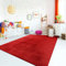 TT Home Teppich Kinderzimmer Waschbar rutschfest Kinderteppich Junge Mädchen Weich Pastell, Farbe: Rot, Größe:60x100 cm