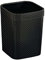 MagiDeal Garbage Bin Rattan Woven Narrow Square Plastic Waste Bin Wastebasket Dustbin for Hotel Home Backyard Kitchen Patio, Black