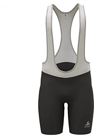 Odlo Fahrradhose Herren Kurz mit Trägern Essential I Gepolsterte Radlerhose I Radshorts Kurze Radlerhose mit Trägern I Herren