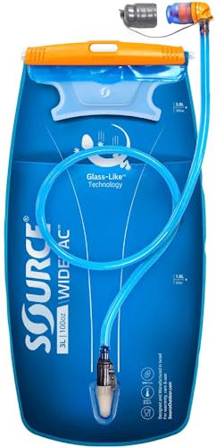 Source Unisex – Erwachsene Widepac Trinkblase, Alpine Blue, 3L
