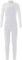 Hedmy Kinder Mädchen Turnanzug Eiskunstlauf Gymnastikanzug Langarm Pailletten Jumpsuit Overall Einteiler Trikot Gymnastik Leotard Weiß 134-140
