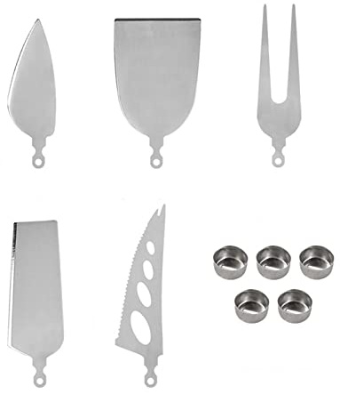 SMEKHOXO Charcuterie Board Resin Knife Base Handle Mold Collection,3Pcs Handle with 5Pcs Blade Resin Casting Mold for DIY Cutlery Handle Epoxy Resin Mold (5PCS Tableware)