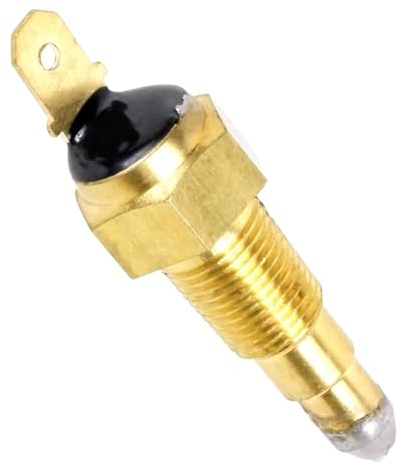 Tongze Interruttore universale con sensore di temperatura per ventola di raffreddamento del motore NPT da 1/8 (150 ° F su - 150 ° F spento), interruttore termostato per ventola elettrica