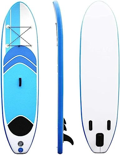 FFFHYIZH Aufblasbares Stand-Up-Paddle-Board-Surfbrett mit Surfbrett-Paddel-Board-Rucksack-Reparaturset für Jung und Erwachsene