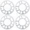 4pcs Autos Spurverbreiterungen, 4/5 Löcher Rad Distanzscheiben, Universal Radabstandshalter Unterlegscheiben Platte, Aluminium Legierung Distanzscheiben Scheibe (8 mm)