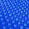 Ailgely Pool Solarfolie, Poolheizung, Treibende Runde PE Poolabdeckung, Solarplane Solarabdeckplane Zuschneidbar Rund 250cm Blau
