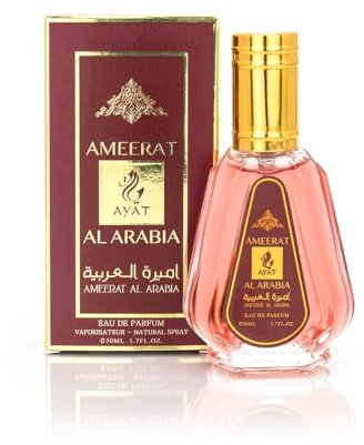 Eau de Parfum Arab en Spray 50 ml Pour Femme Fabriqué à Dubai Senteur Oriantal (Ameerat Al Arabe)