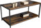 Direct Online Houseware House Of Home Coffee Table, Rustic Living Room Furniture, TV Stand or Side Table, Durable Top, Easy to Clean and Assemble Rustic Brown 100x50x45cm