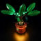 GEAMENT LED Licht-Set Kompatibel mit Lego Harry Potter Zaubertrankpflanze Alraune (Mandrake) - Beleuchtungsset für 76433 (Modell-Set Nicht enthalten)