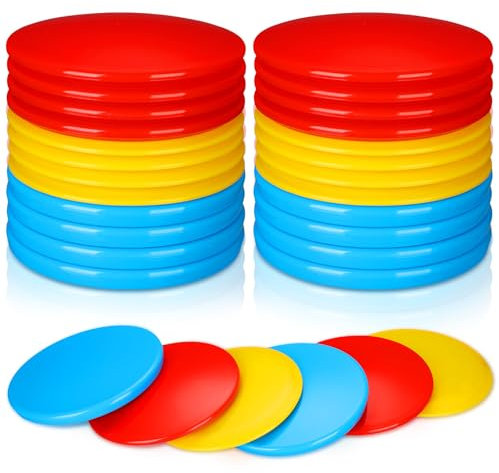 WinnerWhy 24 Pack Disc Golf Set, Disc Golf Starter Set for Beginners with Putter,mid-Range and Driver for Outdoor and Backyard,Comfortable Plastic, DIY Your Discs