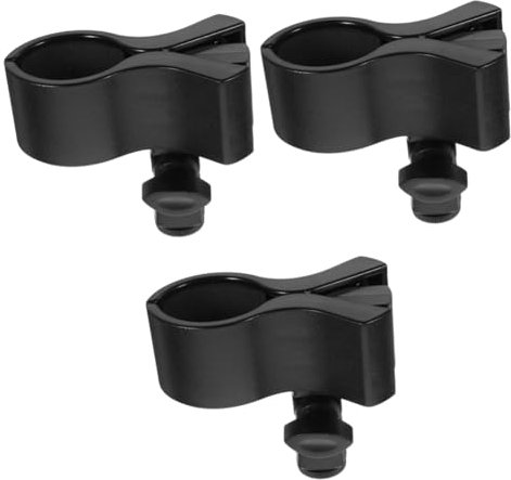 HEMOTON 3pcs Mic Stand Adapter Microphone Mount Clip Quick Release for Various Microphone Sizes