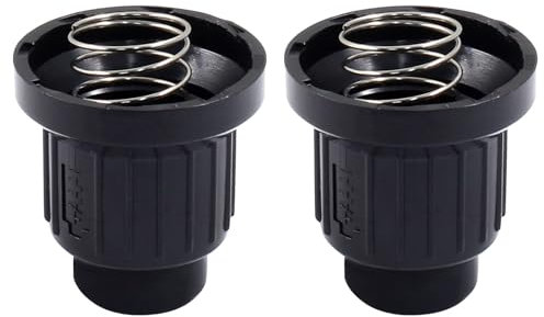 Bonsicoky 2 Pack Battery Igniter Caps with Springs - AAA Battery Switch Push Button Switch - Sparker Igniter Electronic Ignition Button for Gas Fire Pit, BBQ, Grill