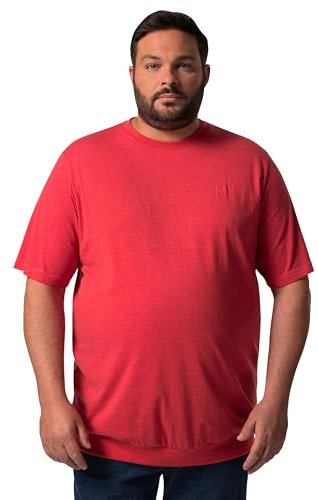 Men Plus Herren große Größen Übergrößen Menswear L-8XL Men+ T-Shirt, Bauchfit, Basic, Halbarm, bis 10 XL rot 9XL 836308535-9XL