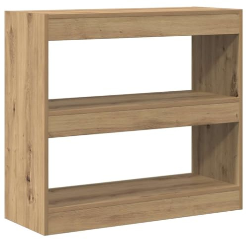 vidaXL Book Cabinet/Room Divider Artisan Oak 80x30x72 cm
