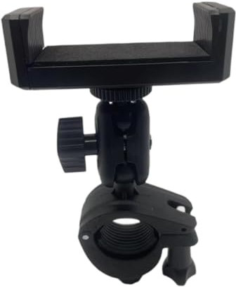 JISADER Handyhalterung für Musikinstrumente, Einstellbare Mikrofon-Musikständer-Halterung für Mobiltelefone, Gitarren-Handyhalter, Universal 360° Drehbar Lenker Handyhalter für Blaskapelle