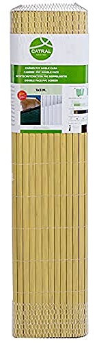 CAÑIZO PVC Doble Cara 20 MM CAÑA 0,8X10 M