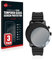 savvies Verre Trempé pour Fossil Q Explorist HR (4.Gen) (3 Pièces) Vitre Protection Ecran, Film Trempé de Verre, Dureté 9H