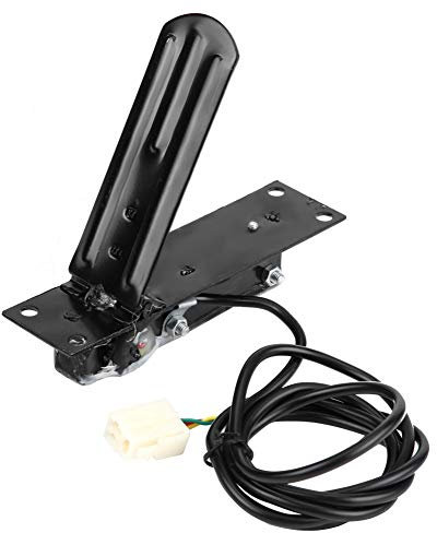 Gaspedal, Qiilu Motorrad Beschleunigungsfußpedal, 250 W 24V Fußbeschleunigung, Gasdrehzahlregelung, Bremspedal für Elektromotor, Roller, Fahrrad, Go-Kart