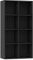 vidaXL Bibliothèque/Buffet, Meuble de Rangement avec Compartiment, Armoire à Livres Salon Intérieur, Moderne, Noir Bois d’Ingénierie