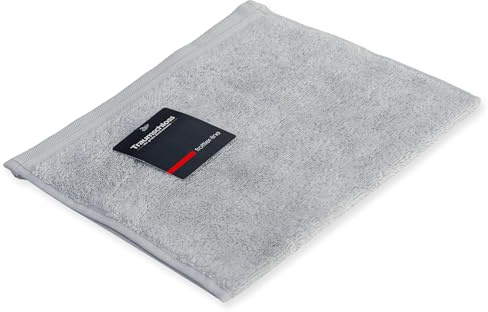 Traumschloss Gästetuch »Frottier-Line« 100% Baumwolle | 500g/m² | flauschig weich | hellgrau | 30x50cm
