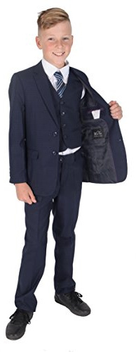 Cinda Boys Formal Suits Wedding Pageboy Party Prom 5 Piece Suit