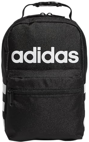 adidas Santiago Insulated Lunch Bag Mochila para el Almuerzo, Negro/Blanco, Talla única Unisex