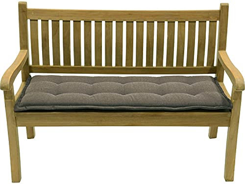 habeig Bankauflage Bankkissen Gartenbank Sitzkissen Kissen Auflage Palettenkissen 150x6 (150 x 50 cm, Taupe)