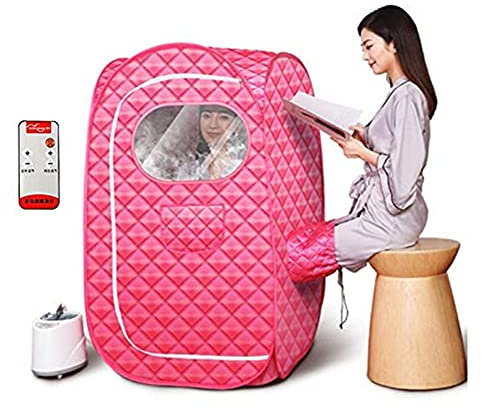 EEUK Sauna Steamer, Máquina de Vapor Sauna Portátil de 2L, 2 Personal Sauna de Vapor Tienda de Sauna Aislada, Ajuste de Temperatura de 9 Archivos