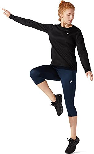 ASICS 2012C333-001 CORE LS TOP Sweatshirt Damen Performance Black Größe XS
