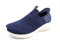 Skechers Women's Ultra Flex 3.0 Smooth Step Sneaker, Navy Knit Jersey Trim, 2 UK