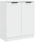 vidaXL Sideboard Kommode Anrichte Mehrzweckschrank Beistellschrank Standschrank Schrank Highboard Flurkommode Weiß 60x30x70 cm Holzwerkstoff