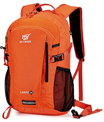 SKYSPER Small Hiking Backpack, 20L Lightweight Travel Backpacks Hiking Daypack Rucksack Women Men for Trekking Backpacking Outdoor Sports