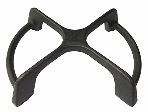 Franza - Griglia in ghisa nera opaca per Whirlpool Ignis Bauknecht 183 x 150 mm. 481245838113 - C00319143 - per cucina piano cottura - G2514 (1 pezzo)